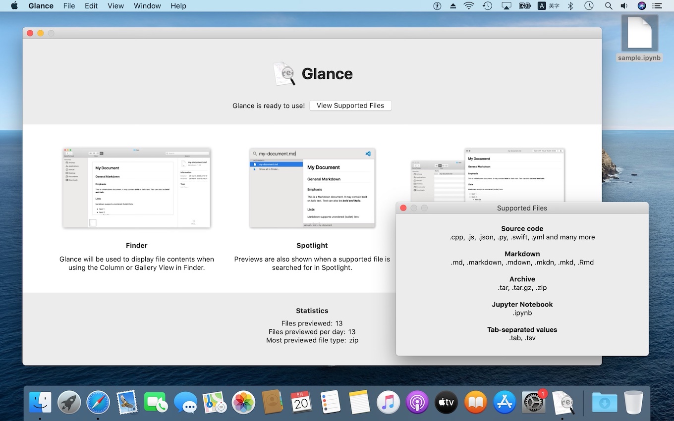 Glance for Mac Quick Look Plugins
