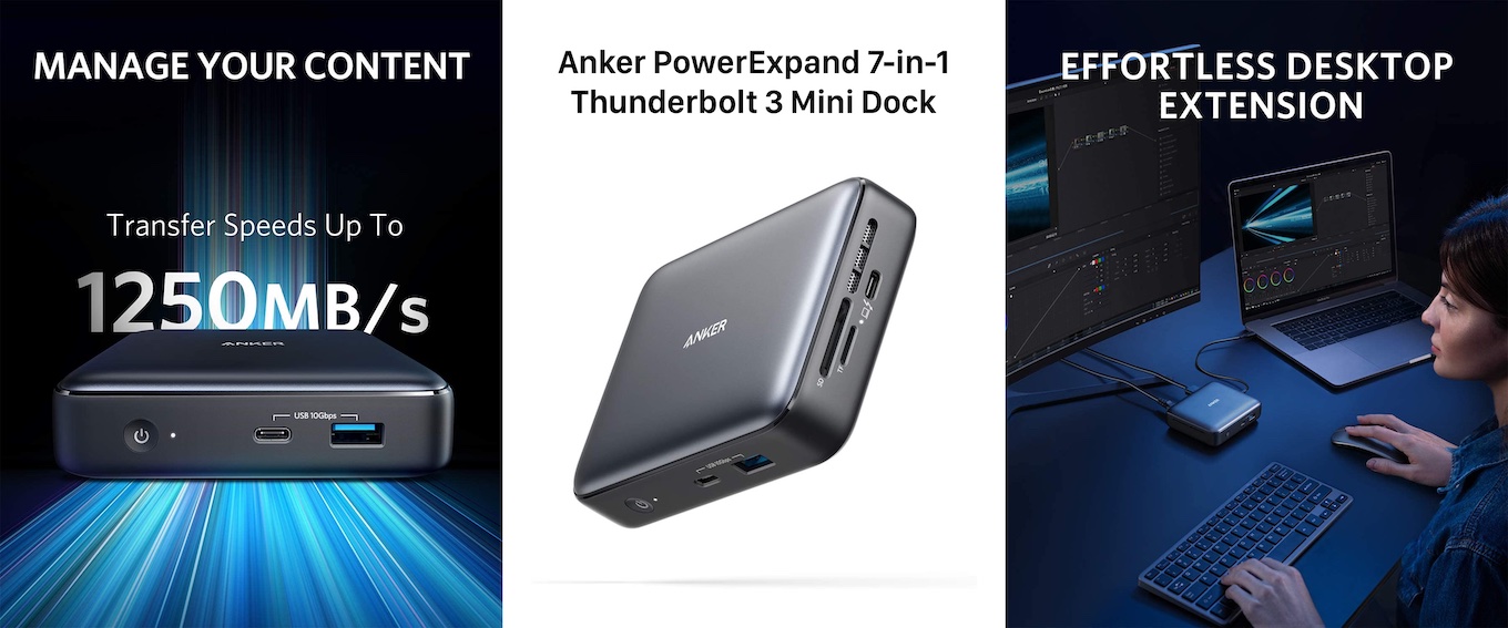PowerExpand 7-in-1 Thunderbolt 3 Mini Dock