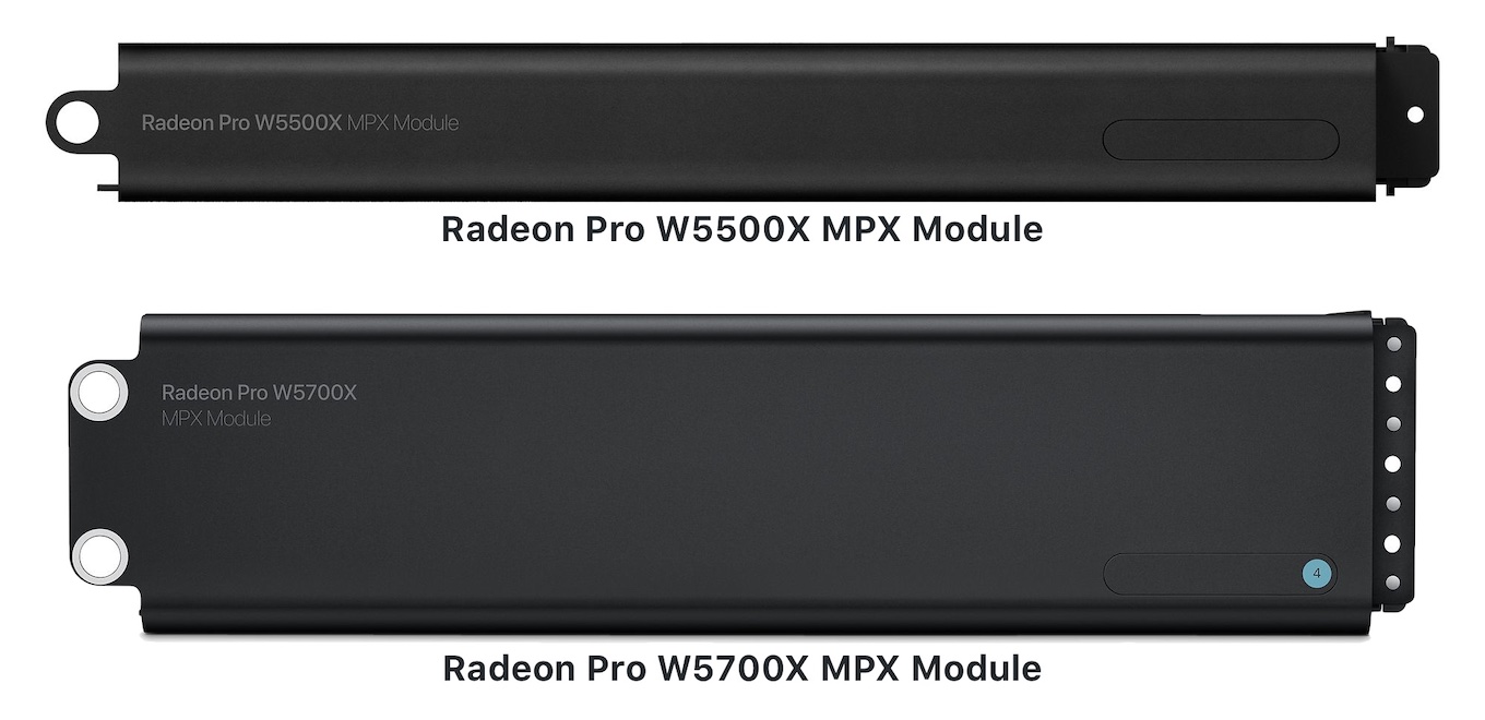 AMD Radeon Pro W5500XとW5700X