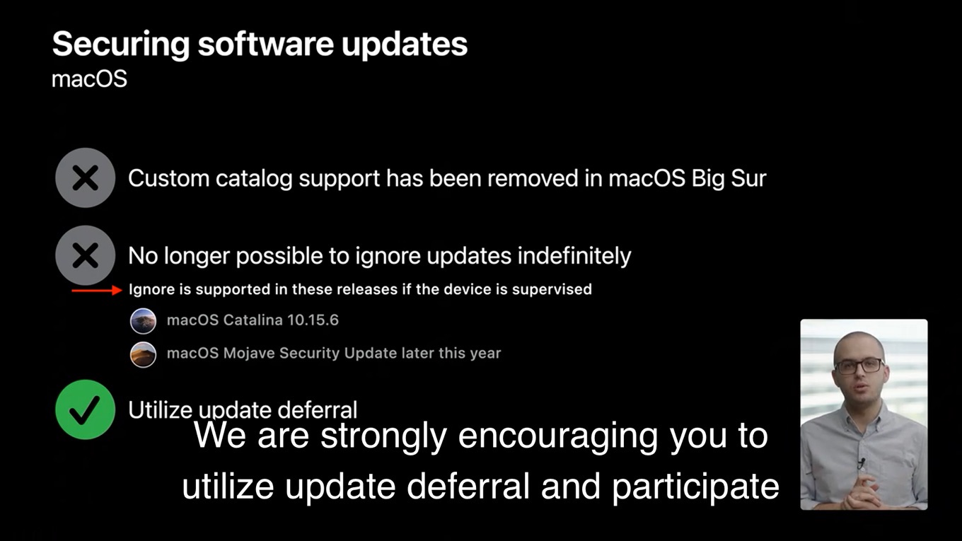 softwareupdate ignore re-available