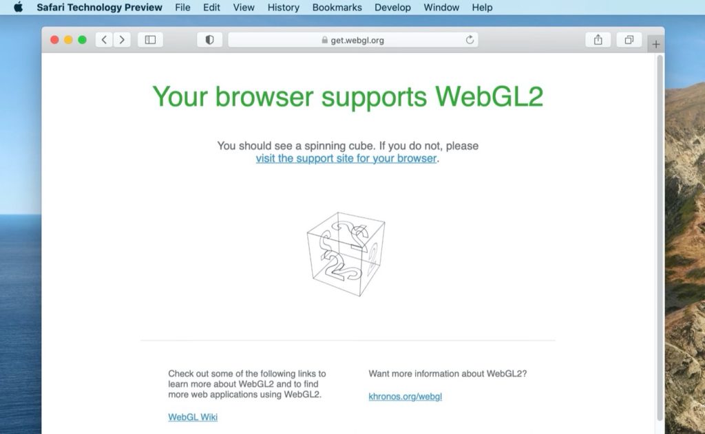 Apple Silicon搭載のMacでもOpenGLなどのグラフィックスAPIがサポートされ、数週間以内にはSafari ...