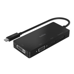 Belkin 4k60hz出力対応のhdmiとdisplayportに加えvgaとdviの合計4つの映像出力端子を備えたusb Cアダプタ Usb C To 映像変換アダプタ を発売 Applefeed Com