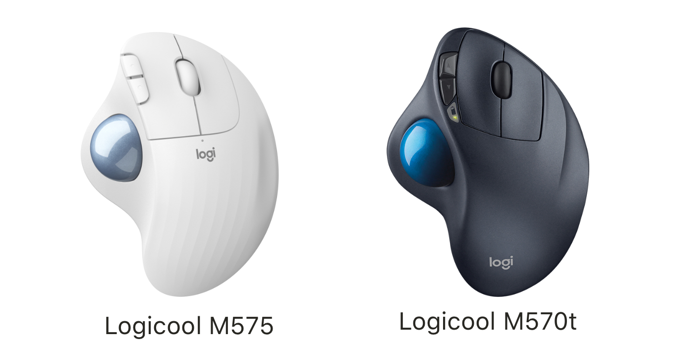 Logicool M575とM570t