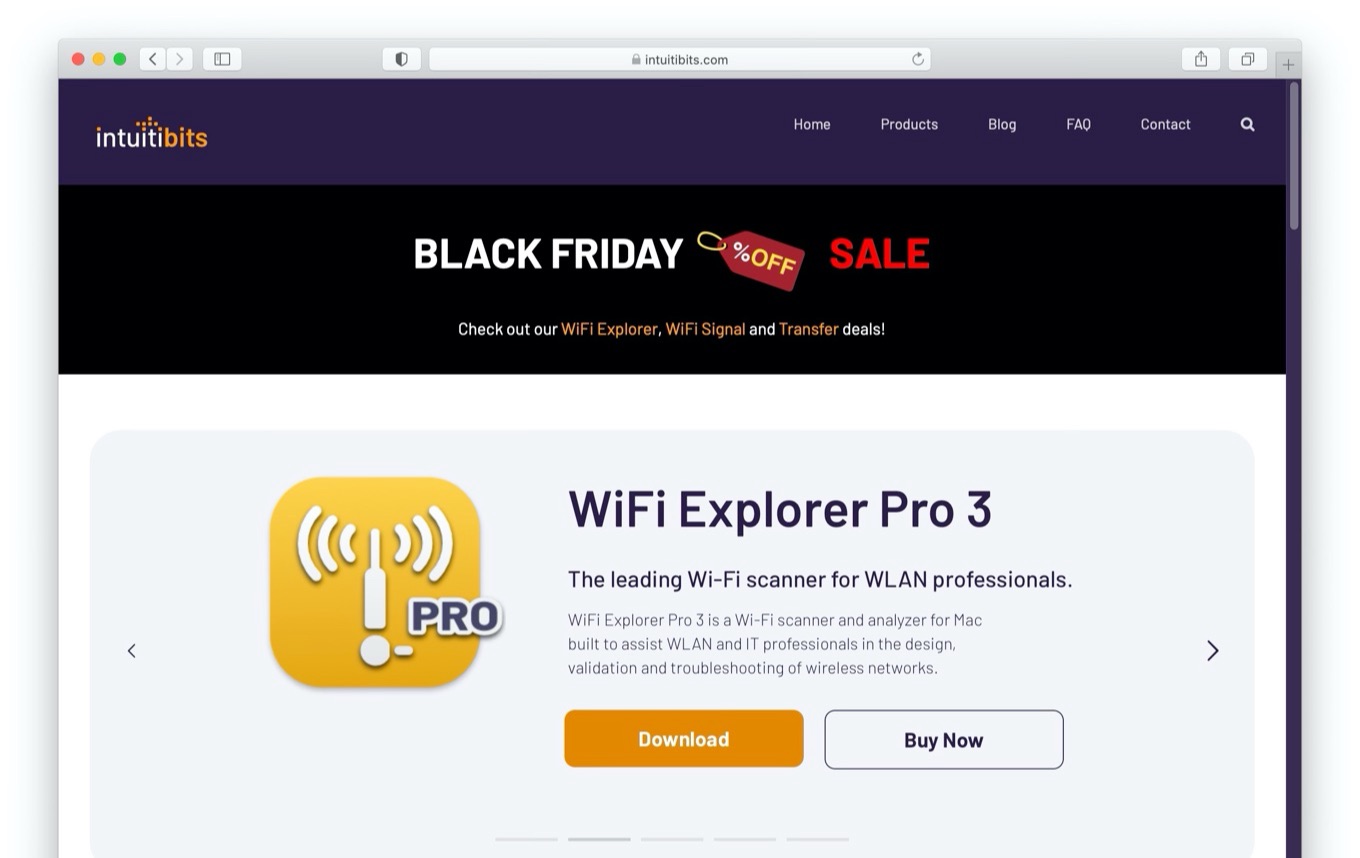 WiFi Explorer Signal Black Friday sale