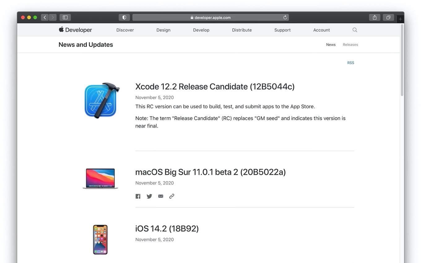 macOS Big Sur 11.0.1 beta 2 Build 20B5022a