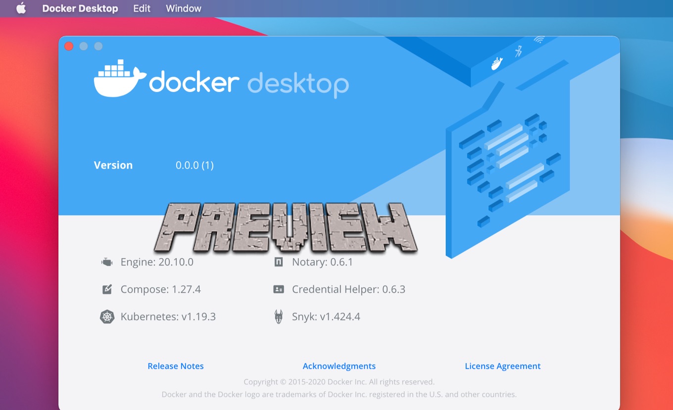 Docker Desktop for M1 Mac Public Preview