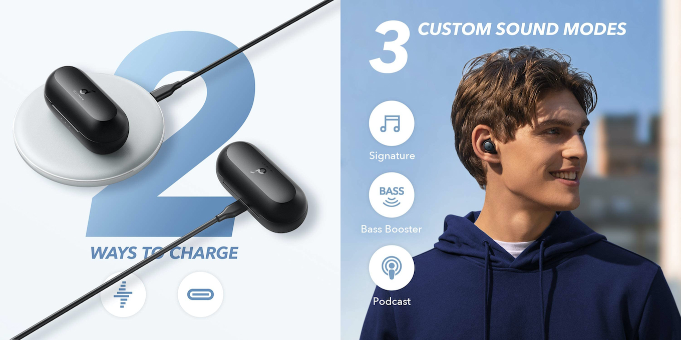 Soundcore by Anker Life A1 True Wireless Earbudsの充電方式