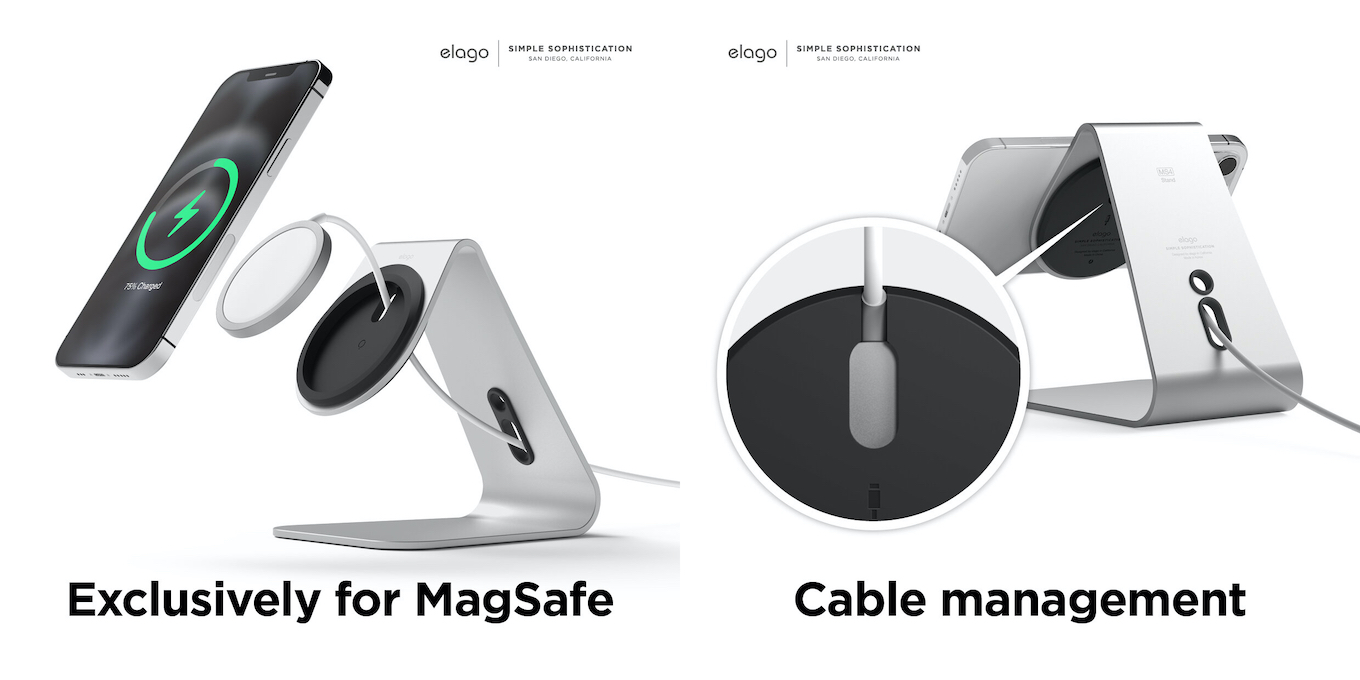 MS4 Aluminum Charging Stand for MagSafe