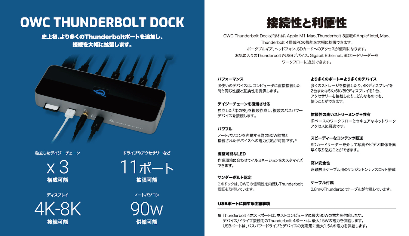 OWC Thunderbolt 4 Dock