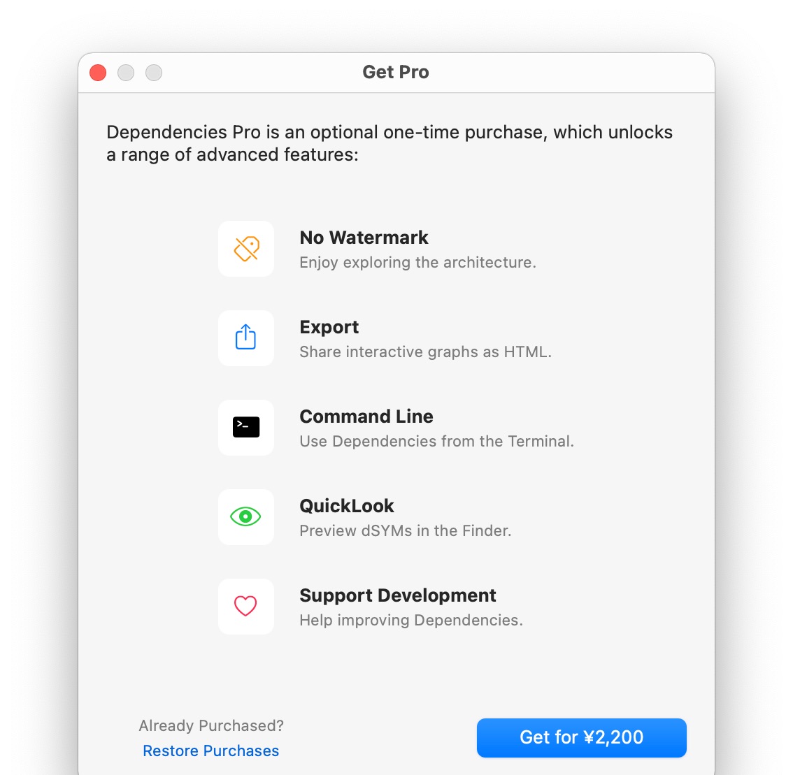 ‎Dependencies – Mac App Store