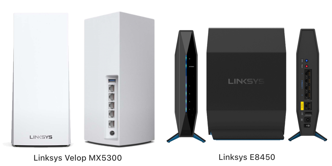 Linksys Velop MX5300 and E8450