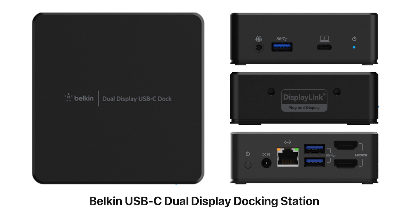 Belkin、DisplayLinkチップを採用しApple M1チップを搭載したMacBook 