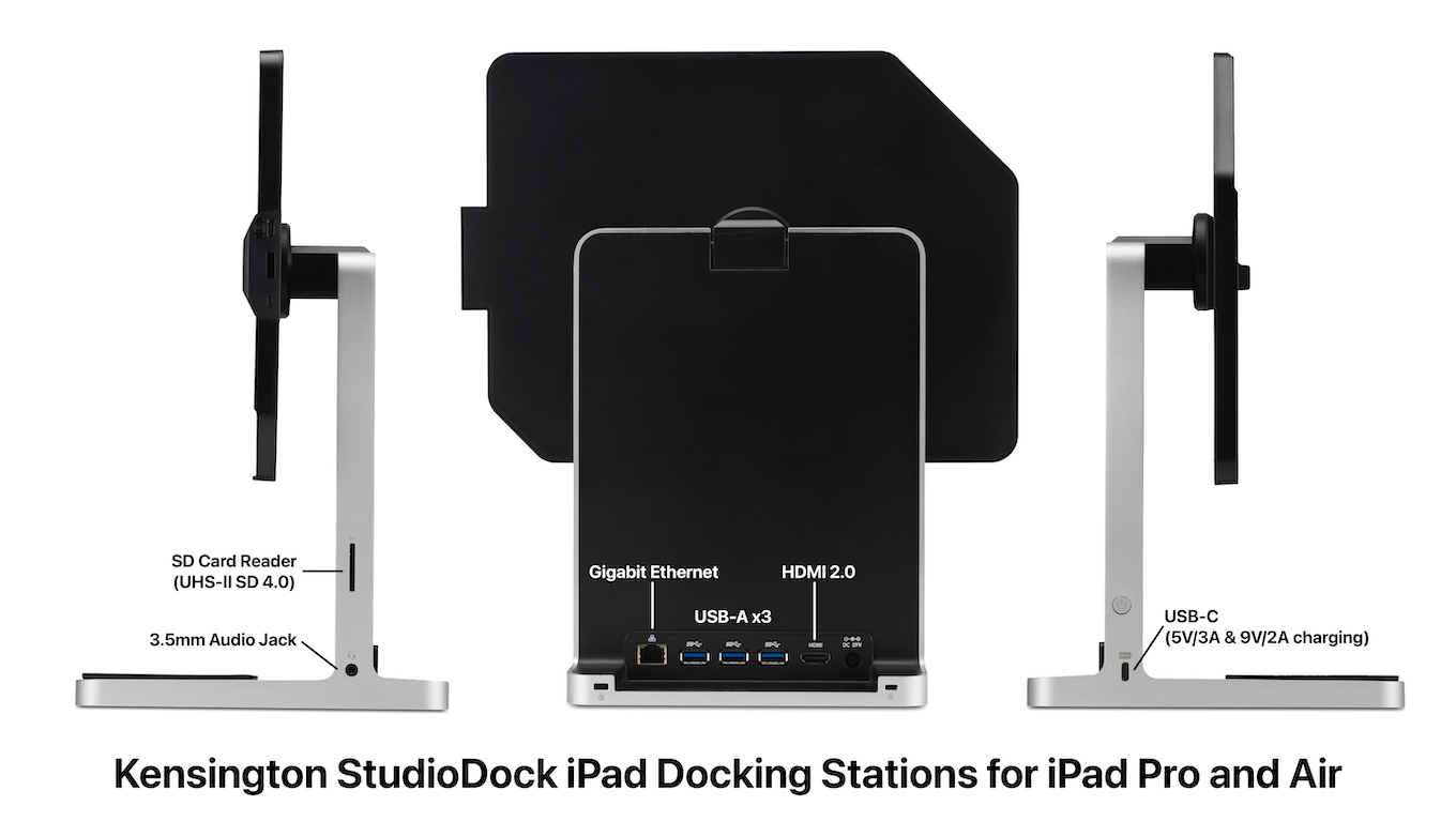 Kensington StudioDock iPad Docking Stations for iPad Pro and Air