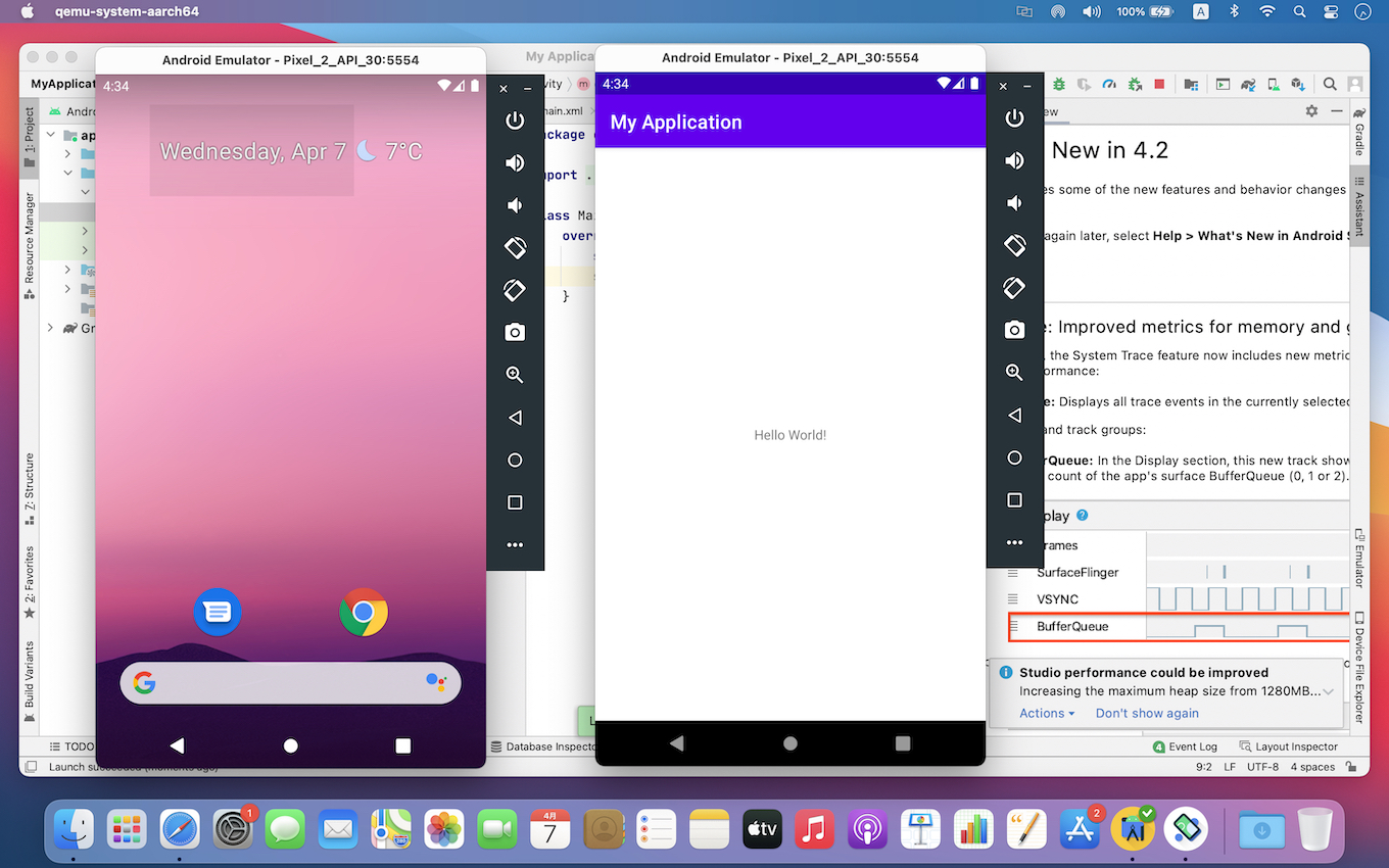 Android Emulator M1 Preview on Apple Silicon