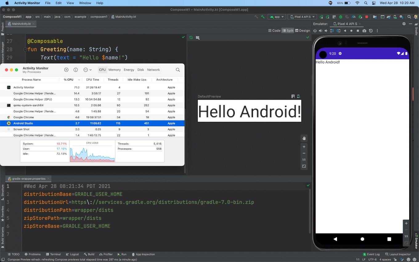 Android Studio Arctic Fox Canary 15 available
