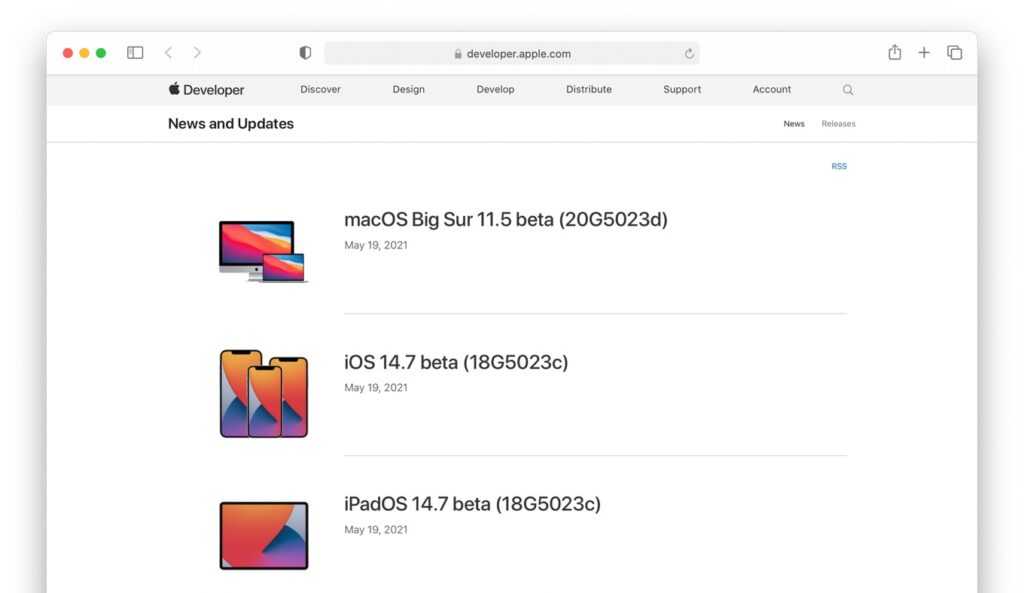macos big sur ベータ版のサポート