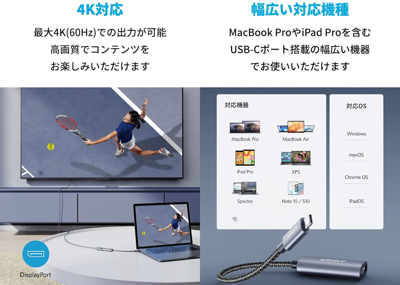 1259円 【ギフ_包装】 Anker PowerExpand 3-in-1 USB-C ハブ 4K対応HDMI出力ポート 90Wパススルー充電 PD対応 USB 3.0ポート