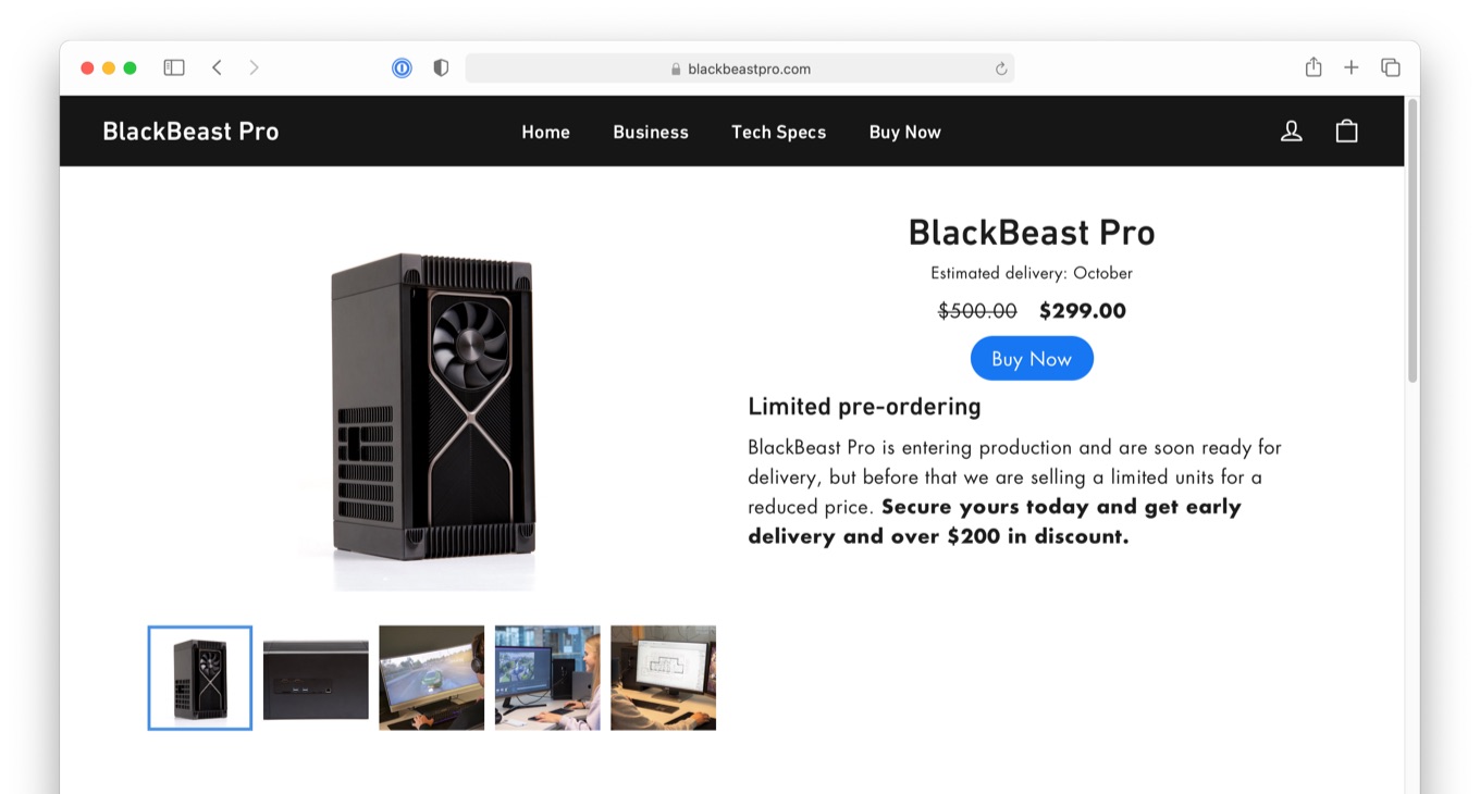 BlackBeast Pro Pre ordering