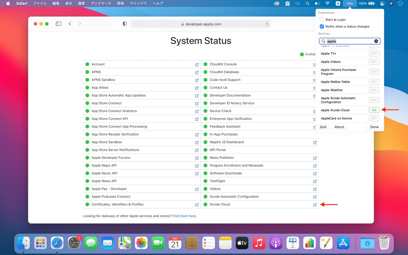 stts v1.3.0 add Apple Xcode Cloud