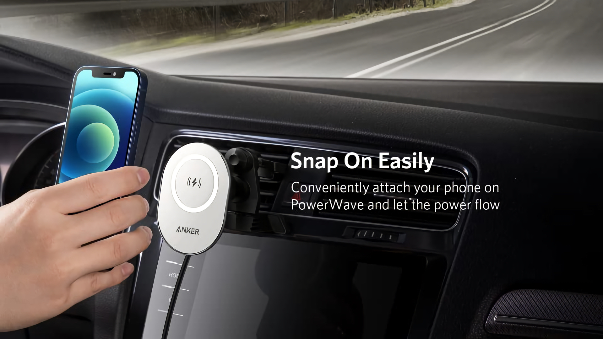 Anker PowerWave Magnetic Car Charging Mount A2931