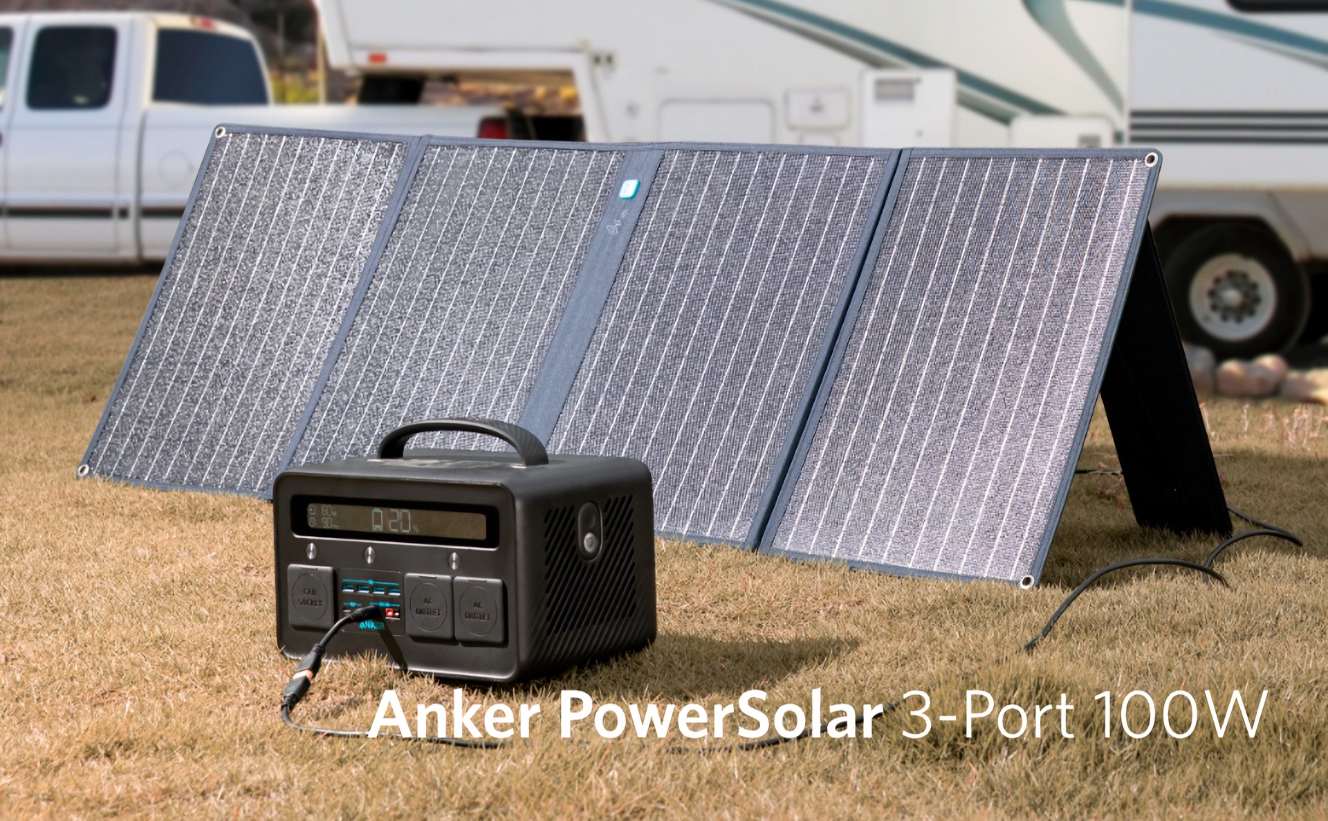 Anker PowerSolar 3-Port 100W