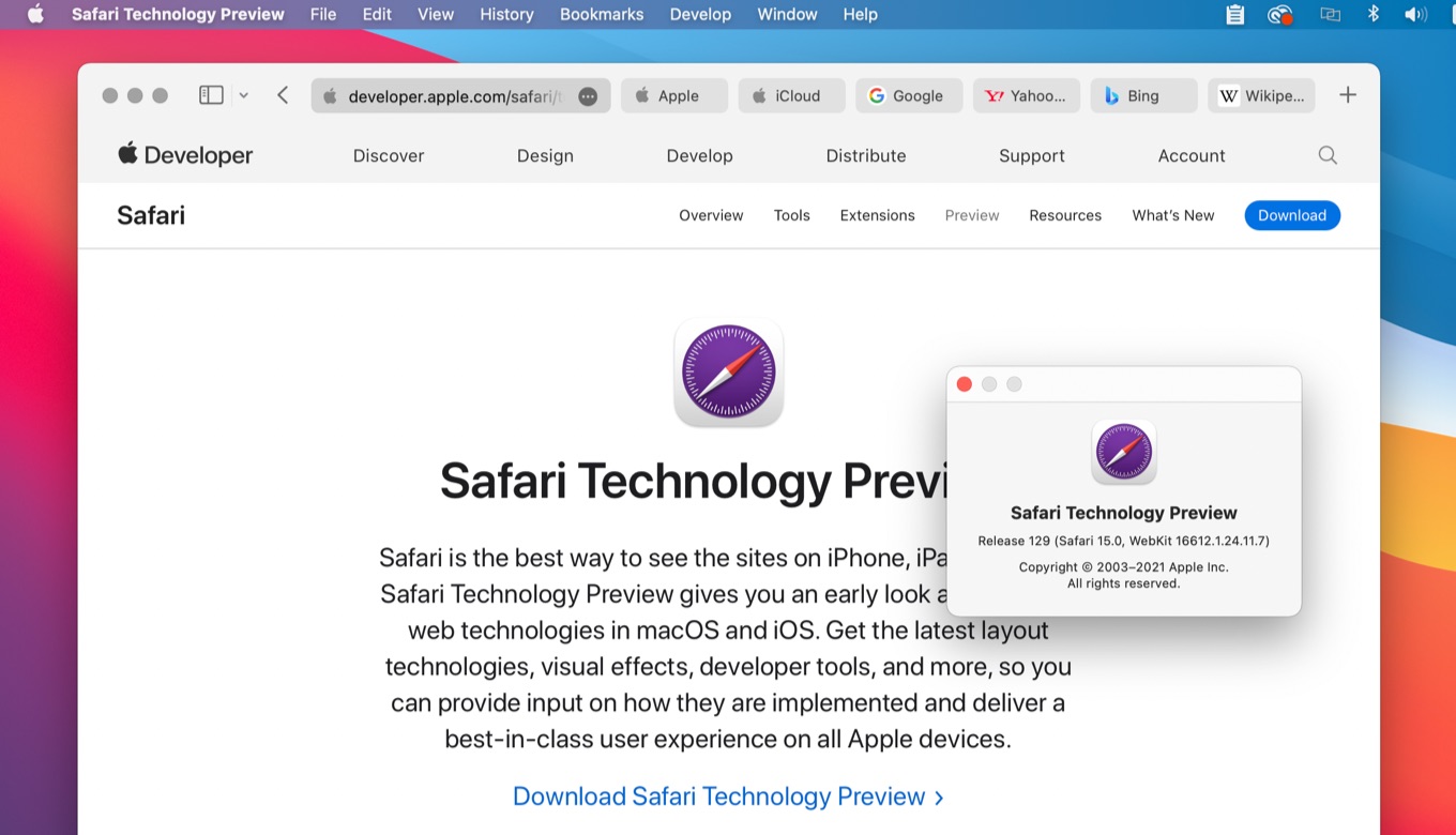 Release Notes for Safari Technology Preview 129