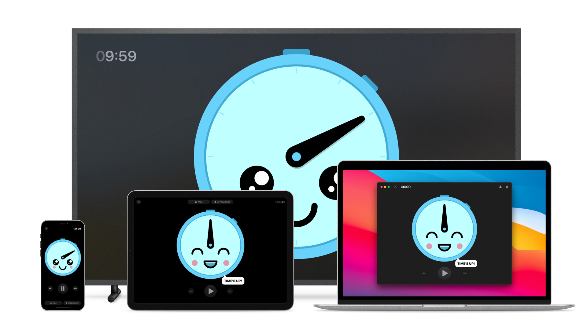 det er alt forarbejdning Land med statsborgerskab MacやiPhone/iPadだけでなくApple TVにも対応したタイマーアプリ「Time's Up! Timer」がリリース。