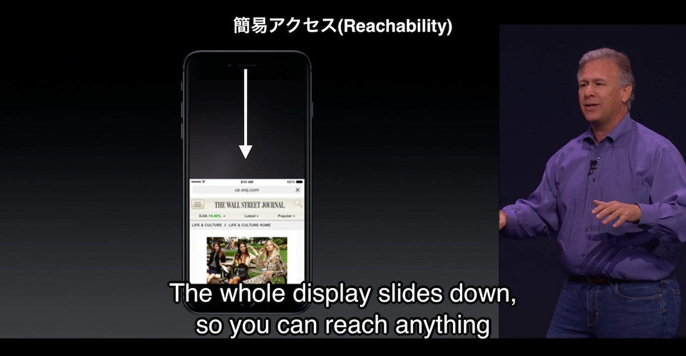 iOSの簡易アクセス