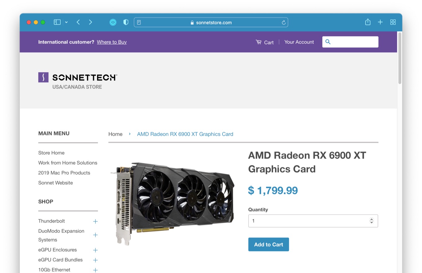 AMD Radeon RX 6900 XT S-RX6900XT-16G