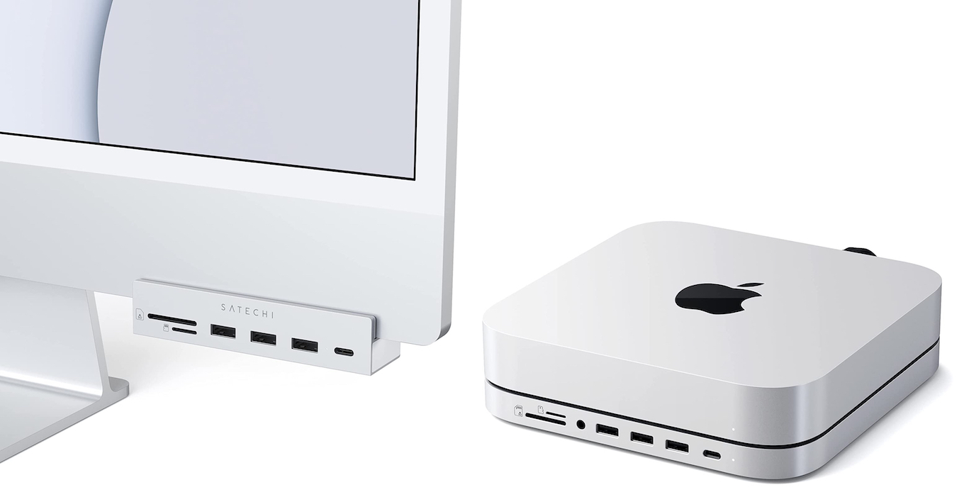 Satechi、Apple M1チップ搭載のiMac用ハブやSSDが搭載可能なMac mini用 