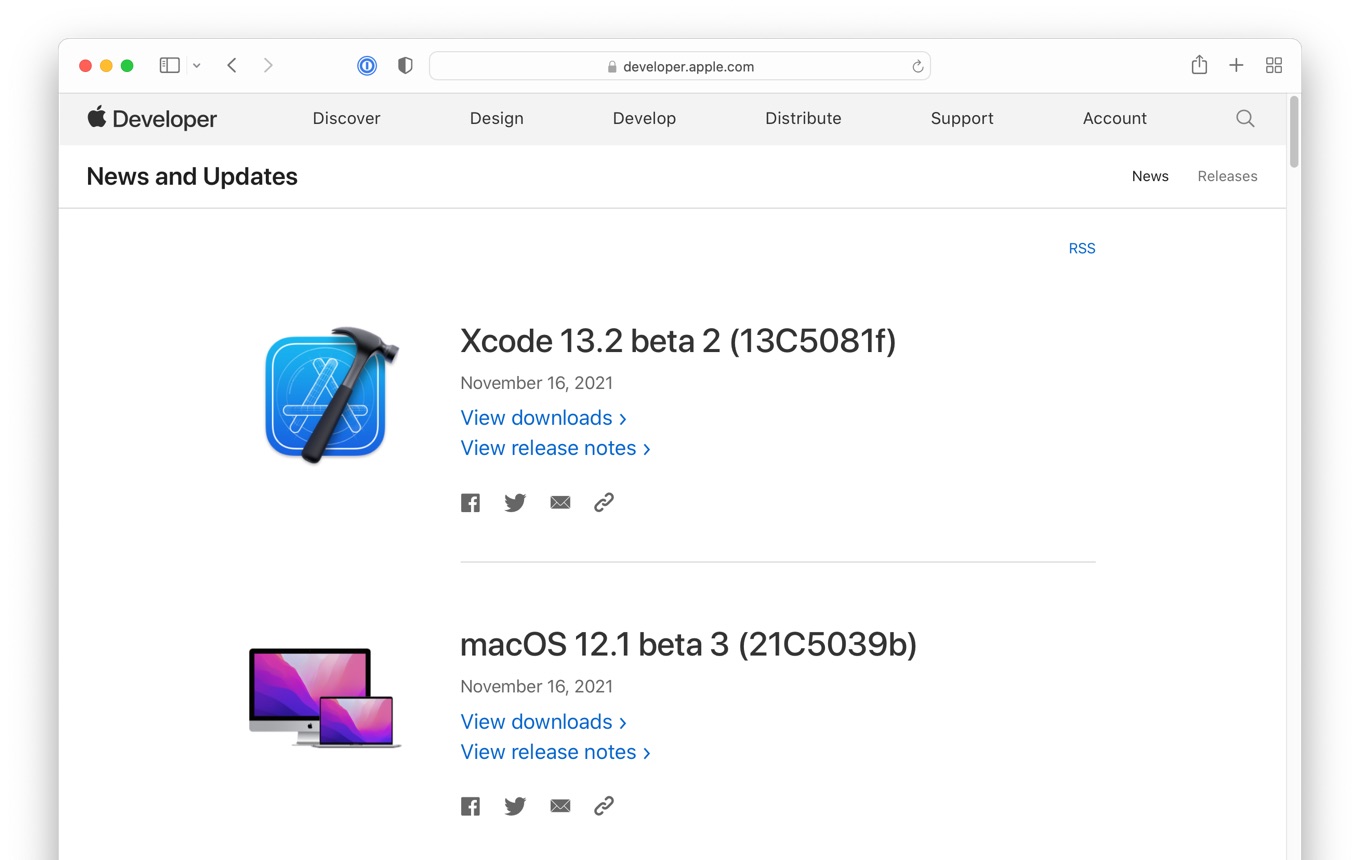 macOS 12.1 beta 3 21C5039b
