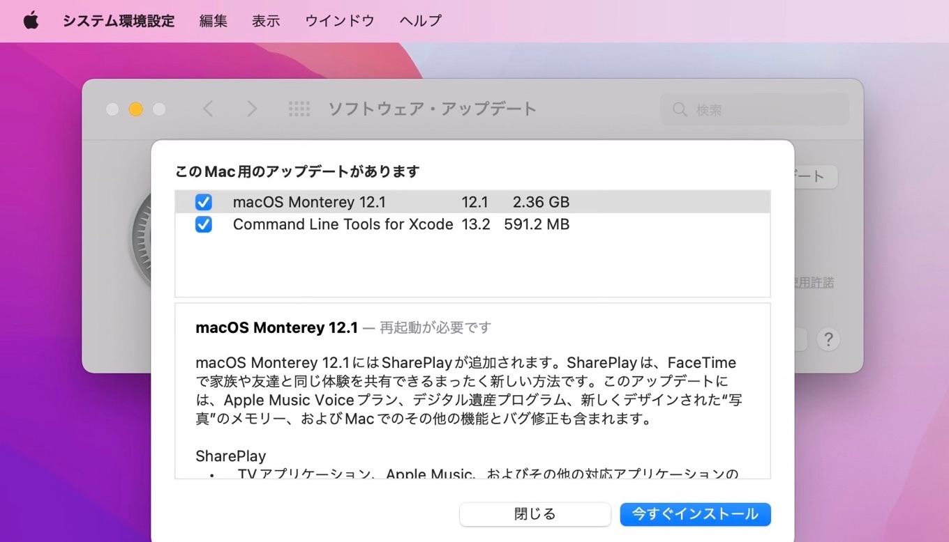 macOS 12.1 (21C52)