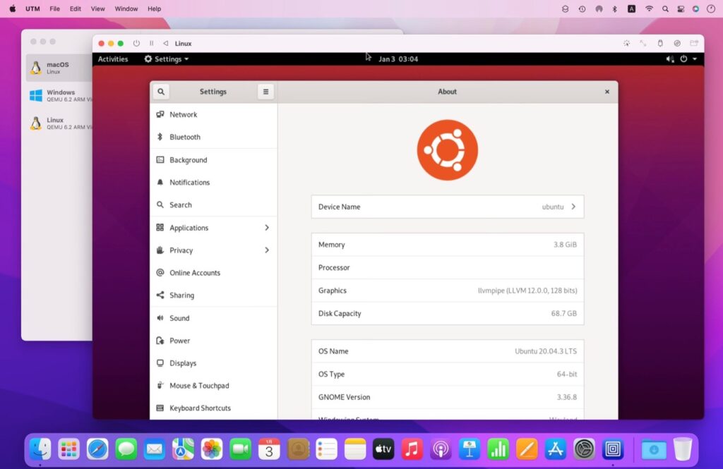  Rosetta は Windows を実行する x86 仮想化アプリをサポートしない