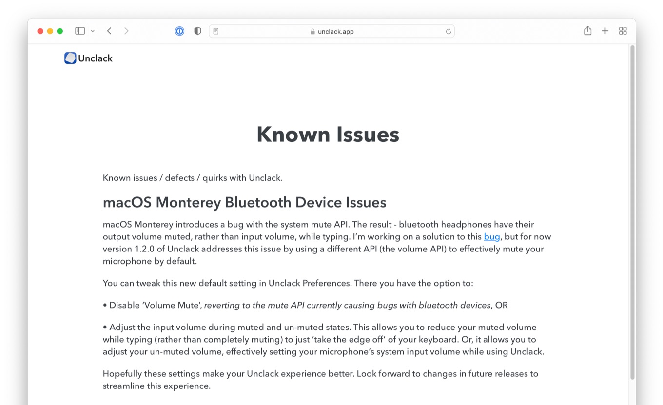 macOS Monterey Bluetooth Device mute issues