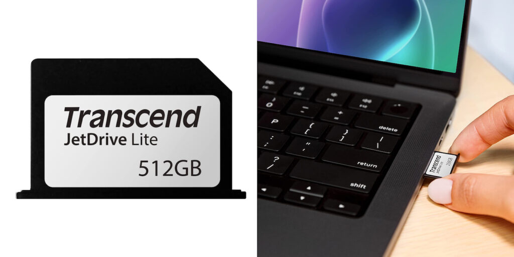 Transcend、MacBook Pro (14/16インチ, 2021)のSDカードスロットにピッタリ収まる拡張ストレージカード