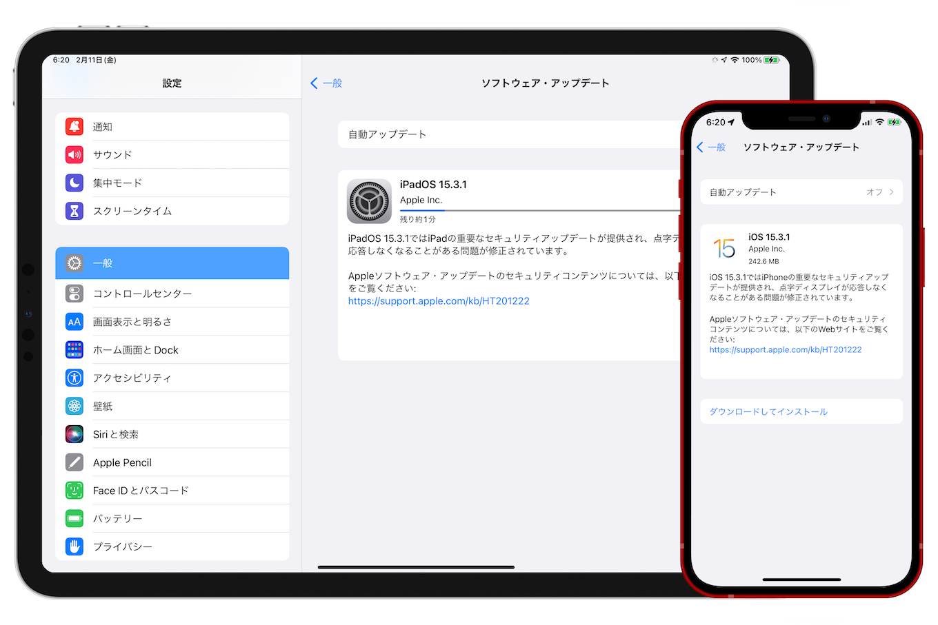 iOS 15.3.1 and iPadOS 15.3.1 (19D52)