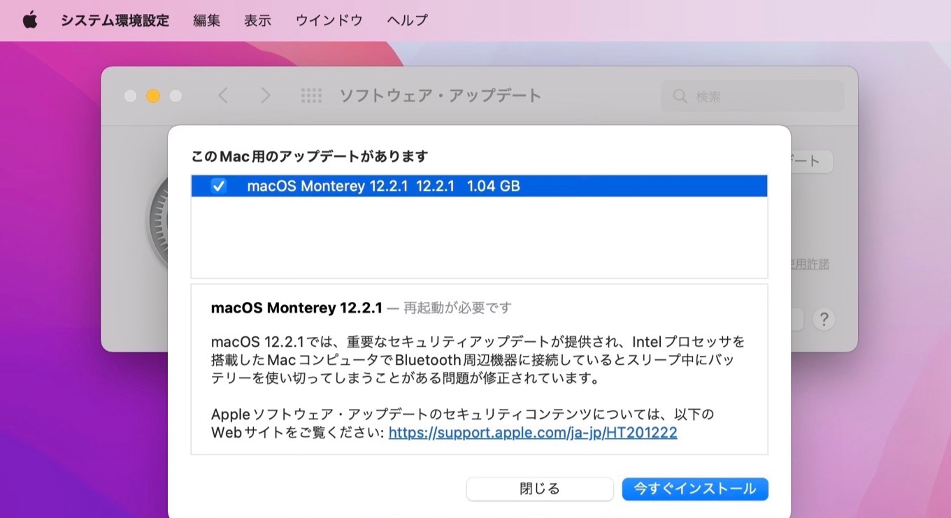 macOS 12.2.1 (21D62)