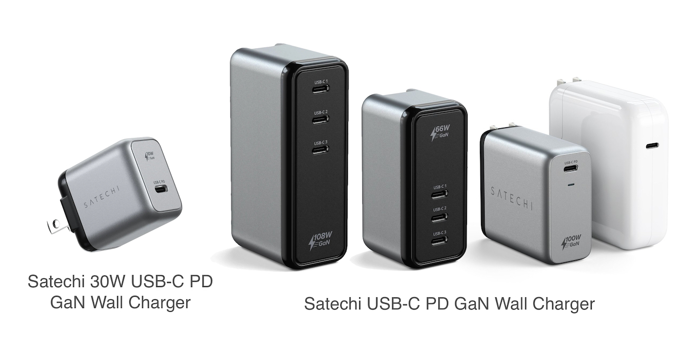 米Satechi、GaNを採用したUSB-C充電器「30W USB-C PD GaN Wall Charger
