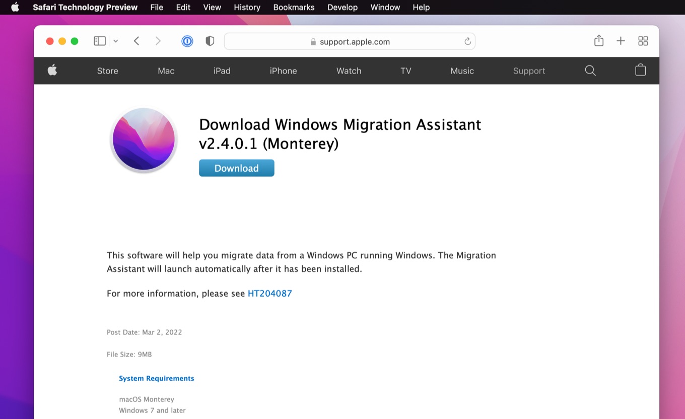 Windows Migration Assistant v2.4.0.1
