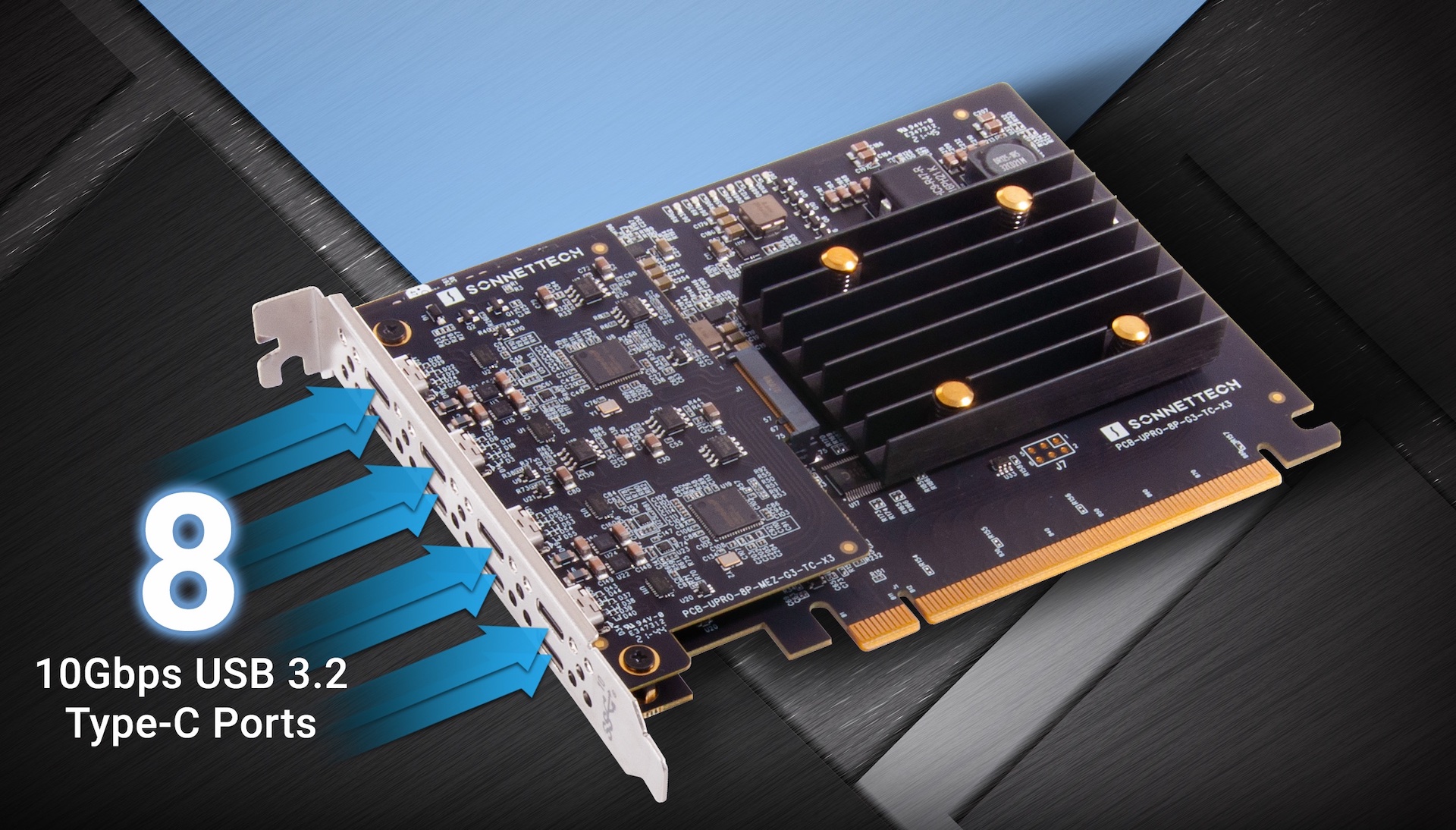 Sonnet Allegro Pro USB-C 8-Port PCIe Card- Sonnet