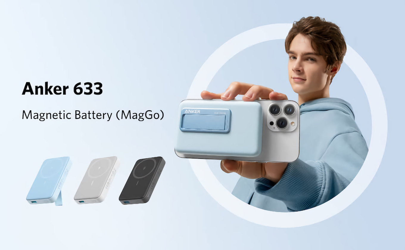日本限定モデル】 Anker 633 Magnetic Battery MagGo マグネット式ワイヤレス充電対応 10000mAh コンパクト  モバイルバッテリー iPhone 13 12 シリーズ専用