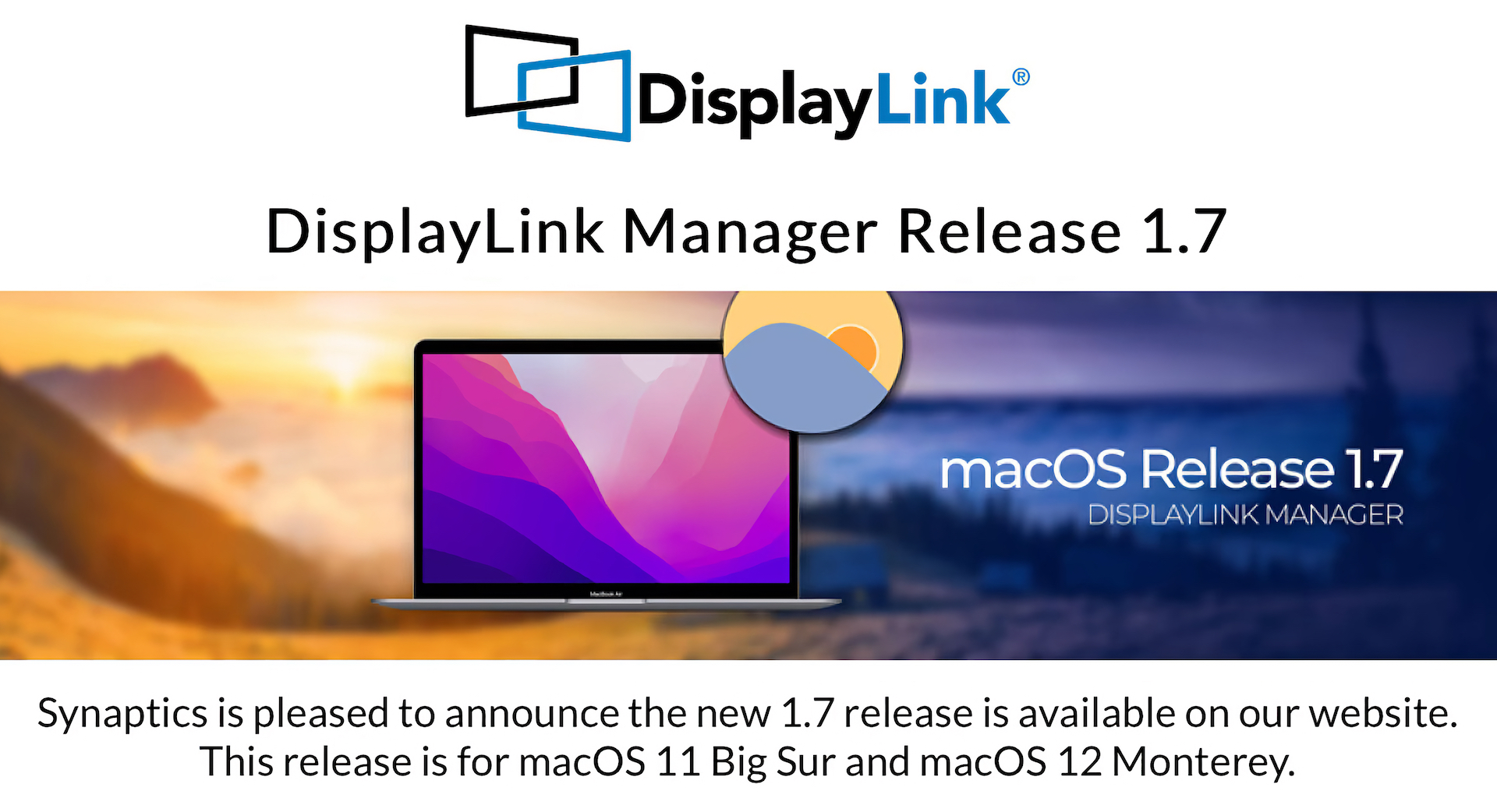 DisplayLink Manager Graphics Connectivity v1.7