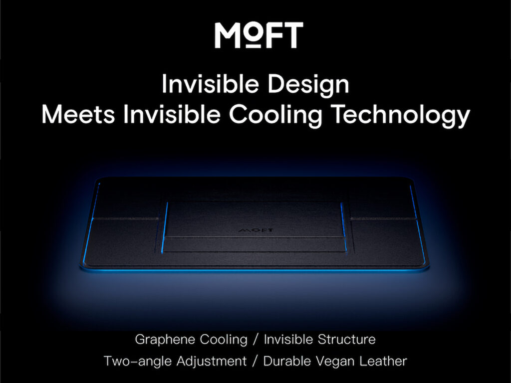 MOFT、グラフェンを採用し、より冷却性能を向上させたノートPCスタンド「MOFT Cooling Stand」の発売キャンペーンを