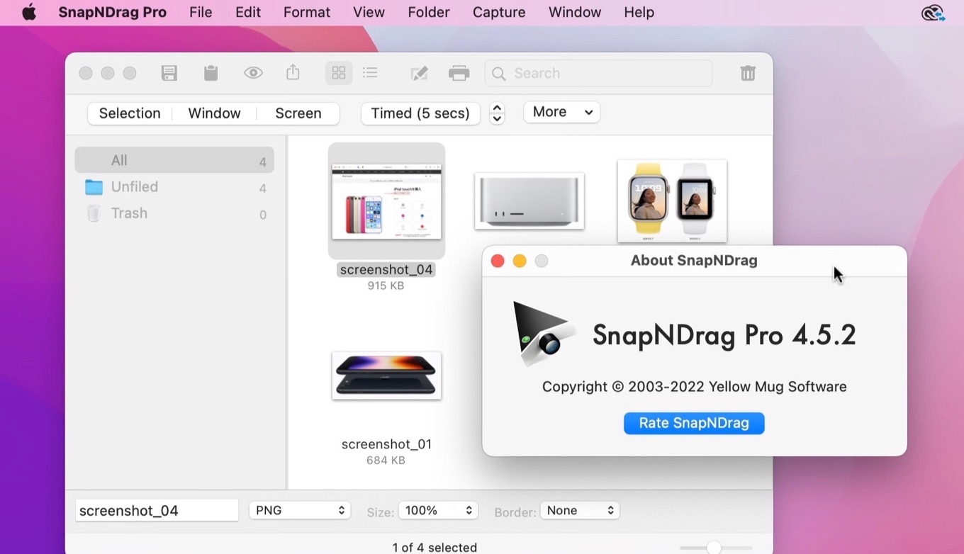 SnapNDrag Pro Screenshot