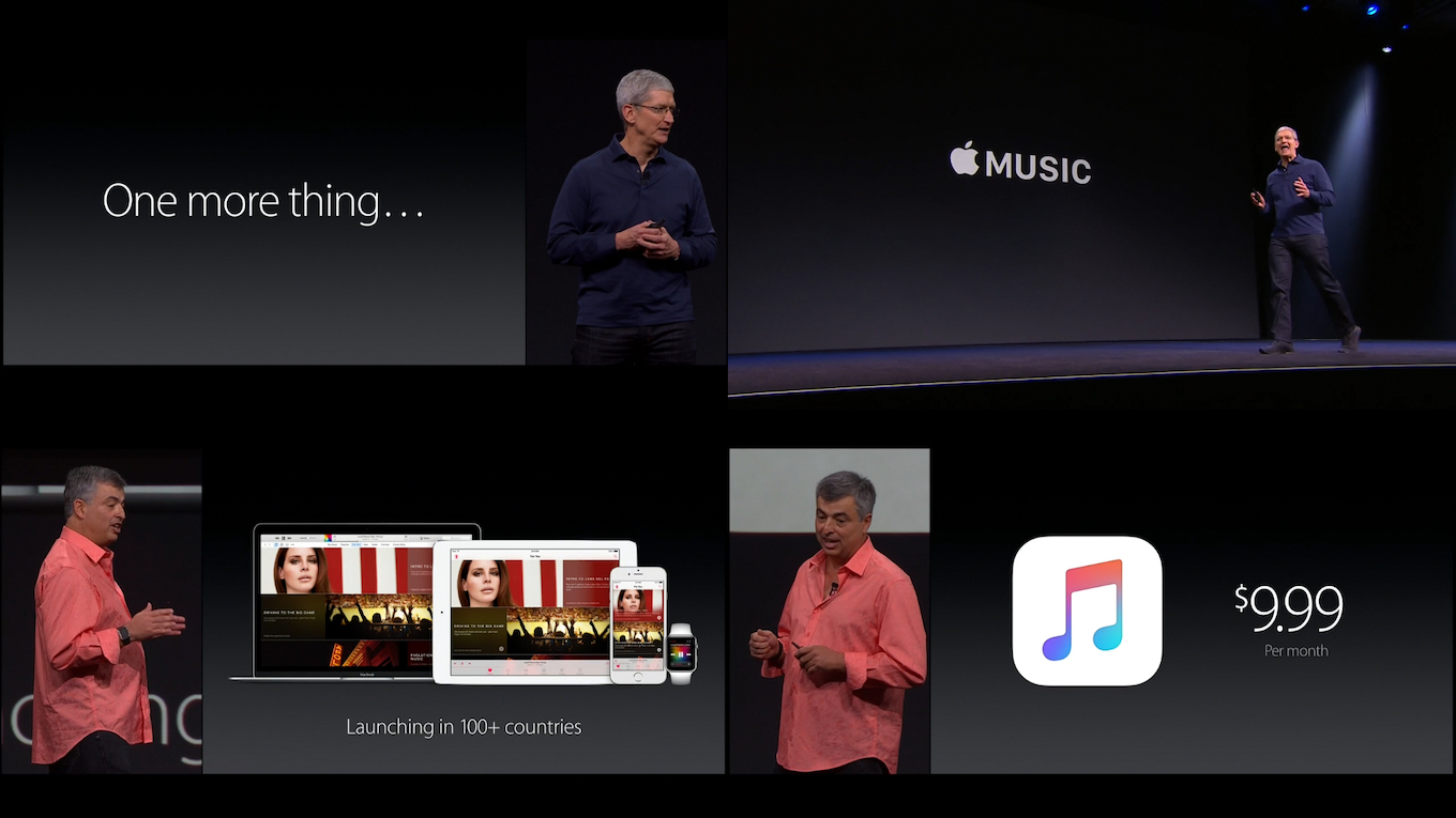 Apple Musicが発表されたWWDC15