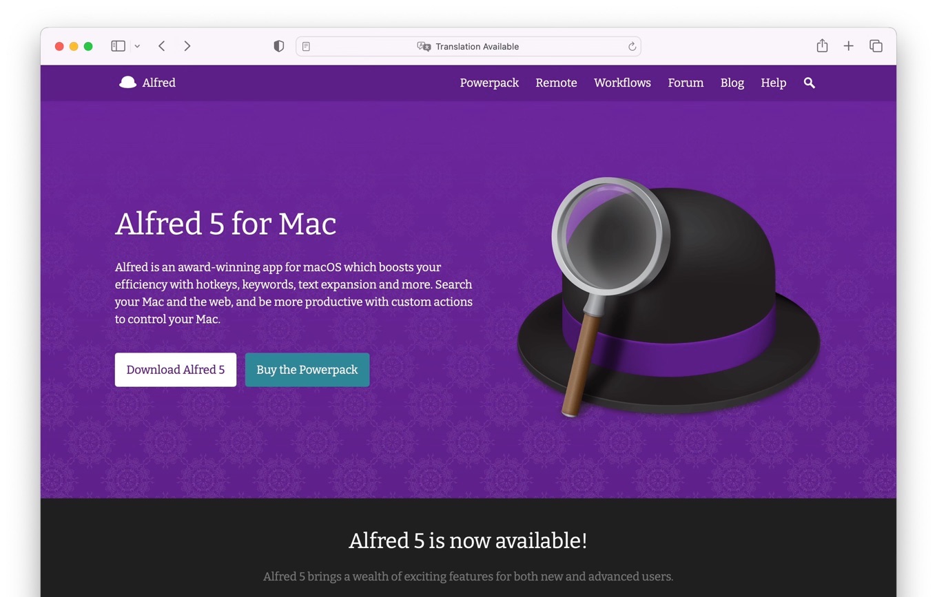 Alfred v5 now available