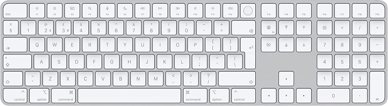  Apple Touch ID搭載Magic Keyboard（テンキー付き） (Appleシリコン搭載Mac用) - 英語（UK）