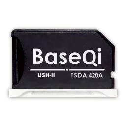 BaseQi 420A MicroSD adapter for Macbook Pro 2021/2022