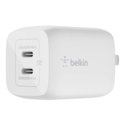 Belkin BOOSTUP CHARGE PRO 65W DUAL USB-C GAN WALL CHARGER WITH PPS