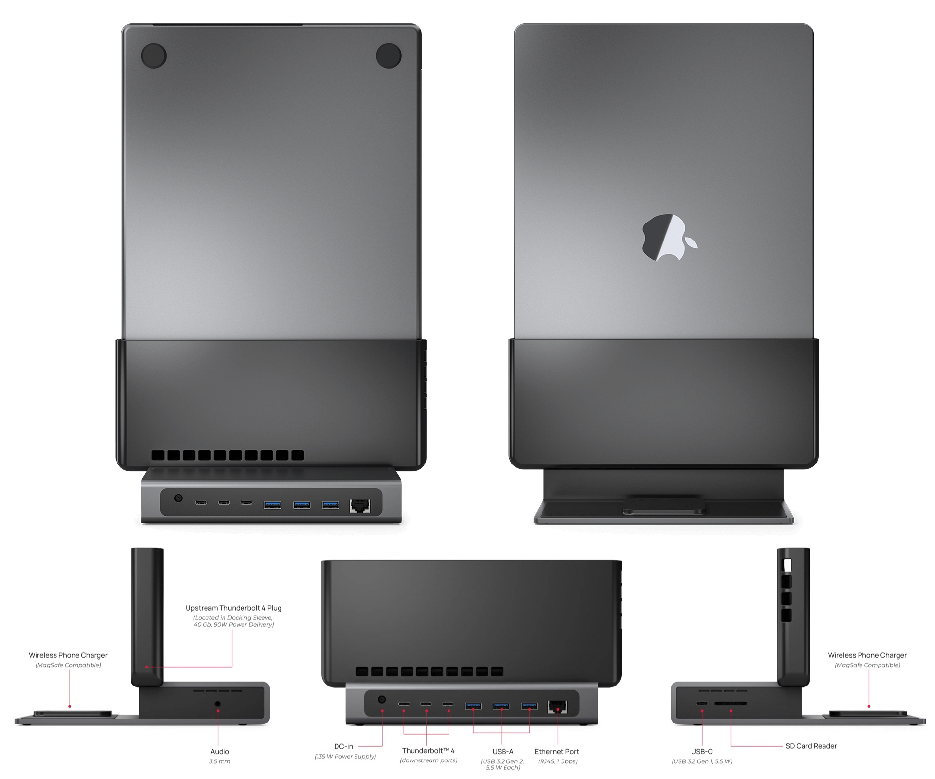 Brydge ProDock MacBook Pro and Air TB4 Docking Station